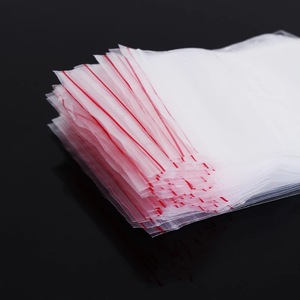 ประเทศจีนโรงงานตัวอย่างฟรี Ziplock ซิปซิปล็อค Reclosable พลาสติกโพลีถุงใส - Product Image 5