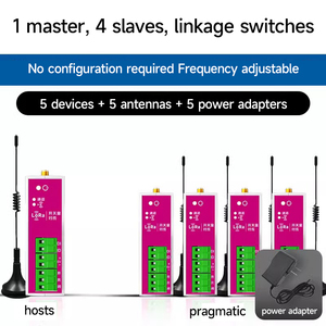 1 <strong>Master</strong> 4 <strong>Slaves</strong> LORA Bidirectional Intercom Switch Module 9-30V Water Supply Relay Remote Control up to 10A Current - Product Image 2