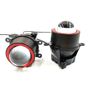 OEM 55W LED araç aydınlatma sistemi, 12V alüminyum + PC motosiklet far projektör sis farları tüm araba modelleri için 0000 - Product Image 1