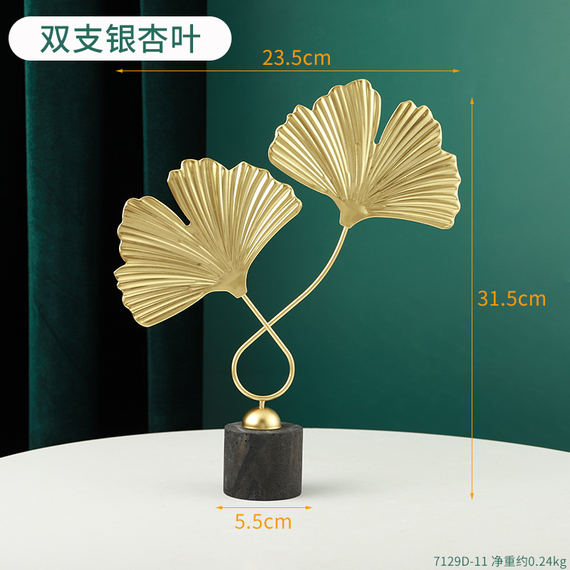 Feuilles de Ginkgo Doubles