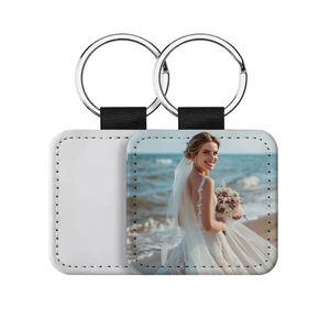 KaiMai Personalizado Alta Qualidade Liga Sublimação Diy Coração/Retângulo/Forma redonda Personalizado Em Branco Sublimação Metal Keychain