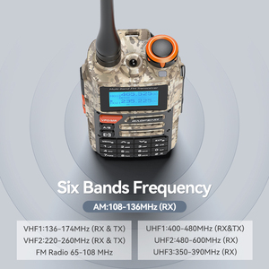 Baofeng UV-K69 Walkie Talkie 5W UV-K6 UV-K61 hai cách phát thanh 50-600MHz đầy đủ ban nhạc nhận được Loại C phí không khí ban nhạc DTMF noaa - Product Image 2