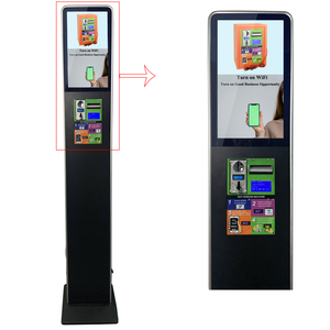 18.5 Inch <strong>LCD</strong> <strong>Display</strong> Advertising Player Black Iron Shelves Advertising Kiosks WiFi and Charging <strong>Functions</strong> Vending Machines - Product Image 1