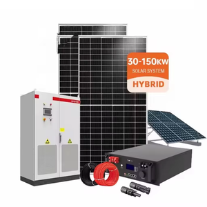 工厂价格太阳能发电系统50Kw 75Kw 100Kw锂离子并网太阳能系统完整太阳能 - Product Image 1
