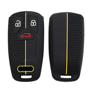 Best Seller the New Design Silicone <strong>Key</strong> Cover Remote Control with Grid and 3 Button for <strong>Audi</strong> Q7 A5 TTRS4 RS5 - Product Image 2