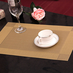 欧式 PVC 餐垫防水餐桌垫双色防滑耐热表垫 - Product Image 4