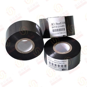 HC3 Customizable Size 30mm X 100m Legible Date <strong>Hot</strong> Stamp <strong>Ribbon</strong> for <strong>Coder</strong> Printer Machine - Product Image 1