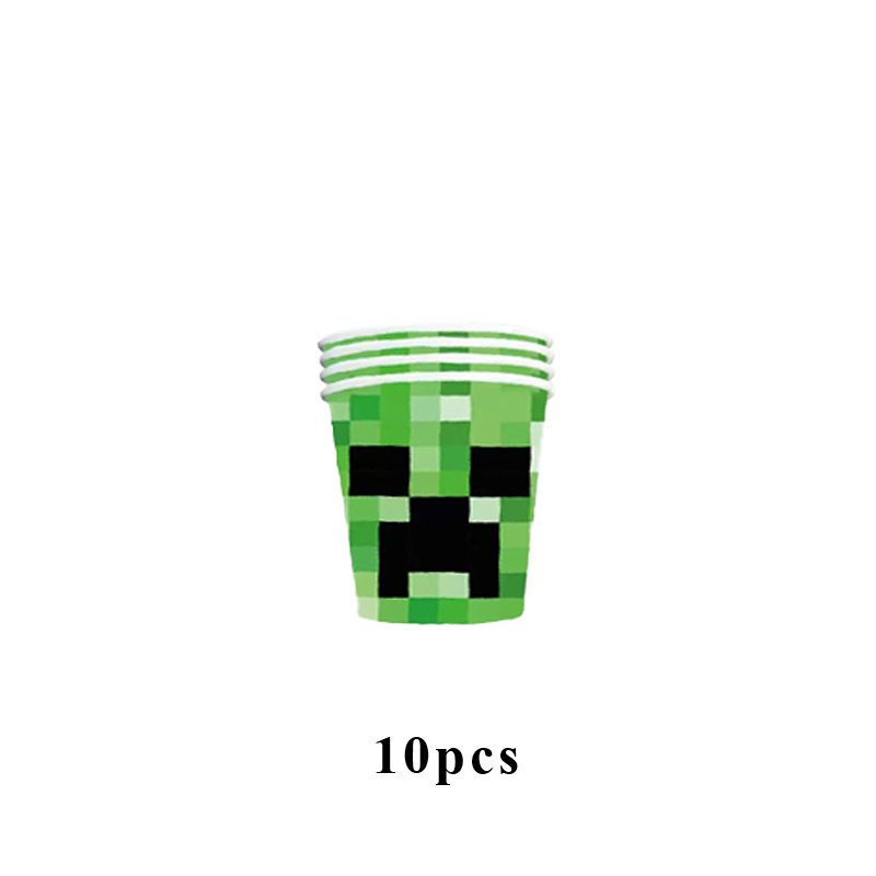 Gobelets en papier Creeper-paquet de 10