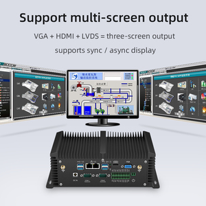 Hly産業用コンピュータデュアルイーサネットDDR4コアi5 8250U i7 7500U RS232 RS485 GPIO IP68ミニPC SIMカードスロット付き - Product Image 3