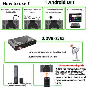 <strong>Android</strong> Satellite <strong>Receiver</strong> 4k H.265 HEVC FTA Decoder Z8 5G Wifi 2+16GB <strong>Android</strong> OTT+DVB-S2 Digital TV <strong>Receiver</strong> Hybrid Set-top Box - Product Image 5