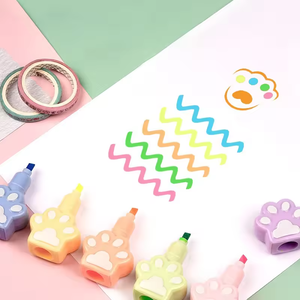 Wholesale Cute <strong>New</strong> Cat's Claw Marker Soft Tip Pen Student Note Stationery Smooth <strong>Writing</strong> with Eye Protection Plastic Material - Product Image 4