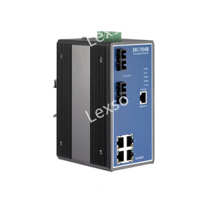 Advantech EKI-7554SI 2 SC tipo fibra ottica 4 porte Ethernet veloci gestito interruttore Ethernet industriale con ampia temperatura