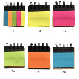 Fabricante papel Kraft cubierta dura Mini Notebook publicidad regalo logotipo personalizado espiral encuadernado Bloc de notas con surtido de notas adhesivas - Product Image 6