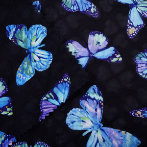 Tùy Chỉnh Thiết Kế Bướm 78gsm 100% Cotton Trọng Lượng Nhẹ Dệt Thoáng Khí In Kỹ Thuật Số Vải Cho Phụ Nữ Dresses & Túi Xách - Product Image 6