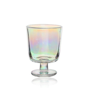 แก้วไวน์แดงสีรุ้งสีเหลืองอำพันแบบใสพร้อมก้านแก้วไวน์แดง - Product Image 5