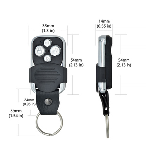 Chiavi per auto vuote con codice rolling multifrequenza universale per duplicatore di telecomando 4 in 1 copia - Product Image 3
