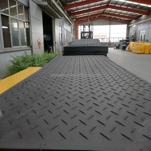 UHMWPE HDPE geçici zemin koruma matı inşaat için PE plastik 15/18/20mm kalın UV baskı CNC kesim için ışık - Product Image 4