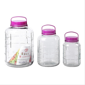 1L 2L 3L 5L 8L 10L 12L 16L ucuz fiyat cam kavanoz şarap yapma gıda konteyner depolama kavanoz - Product Image 2