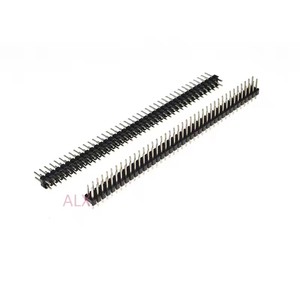2x40 PIN doppia fila maschio 2.54MM PITCH PIN Header striscia 2x40 PIN 2*40 40 p 40 PIN per scheda PCB ARDUINO