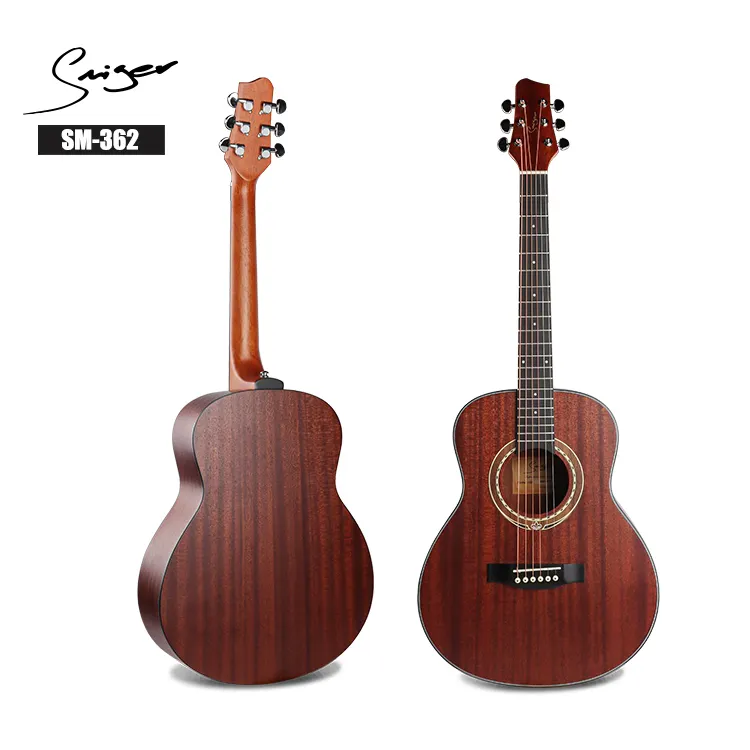 Novos modelos mini violão de mogno acústico SM-362