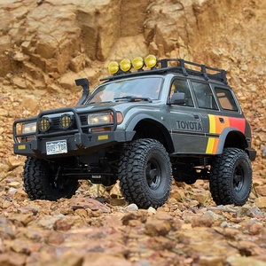 รถออฟโรด4WD 80 RS รถออฟโรดพร้อมระบบส่งกำลังความเร็วต่ำและไฟ LED เต็มรูปแบบสำหรับ LC80 FCX10 FMS - Product Image 5