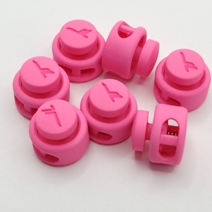 Custom Colorful Laser <strong>Nylon</strong> Plastic Cord Lock Toggle Plastic Stopper <strong>String</strong> Rope Spring Stoppers Locks - Product Image 6