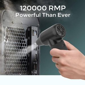 Electric Air Duster 120000 RPM Teclado Cleaner <span class=keywords><strong>Mini</strong></span> Air Blower para Computador Espanadores de ar sem fio pode recarregável