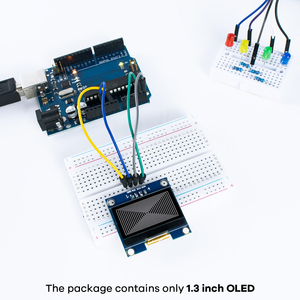 4PIN 1,3 Zoll IIC I2C SPI OLED-Modul Anzeigetafel 128x64 SH1106 Weiß/Blau oled Bildschirm Kompatibel mit Arduino Raspberry PI - Product Image 5
