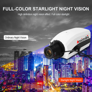 Cámara IP tipo bala de seguridad para el hogar, videocámara ip a todo color con reconocimiento facial ir, cctv - Product Image 5