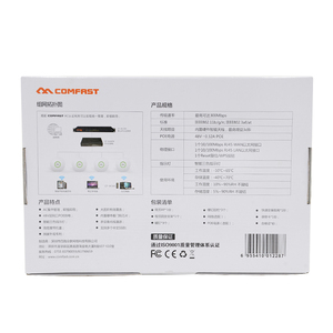 Il punto di accesso Wireless Comfast OEM 300mbps 2.4GHz da soffitto supporta Openwrt con funzione Firewall e crittografia WEP
