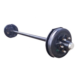 工厂定制3t 4t 5t带制动器的箱式拖车桥 - Product Image 2