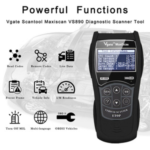 Escáner HEDAO Vs890 Maxiscan, herramienta de escaneo portátil Vgate, admite hasta 13 idiomas - Product Image 4