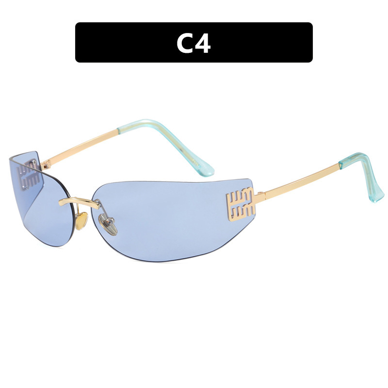 Pellicola blu con cornice oro C4