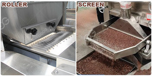 Pelador de granos de cacao Gelgoog, maquinaria de tostado y procesamiento, máquina peladora de granos de cacao para granos de cacao - Product Image 2