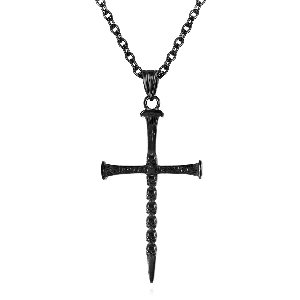 Noir PL004 avec chaîne 3*605cm