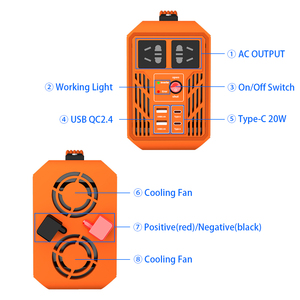 2000W Pure Sine Wave Inverters <strong>Car</strong> Converters 12V 24V 48V to 110V 220V DC to AC Smart Off-Grid <strong>Car</strong> Power Inverter - Product Image 3