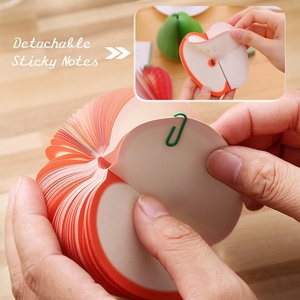 定制不同水果形状便签制造商搞笑设计可爱记事本3D便签 - Product Image 5