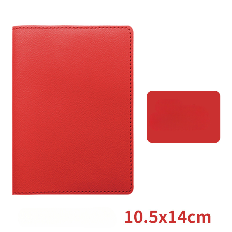 Red passport cover