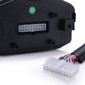 Cilindro universal para motocicleta, medidor de combustível digital <span class=keywords><strong>LCD</strong></span>, velocímetro para painel Honda