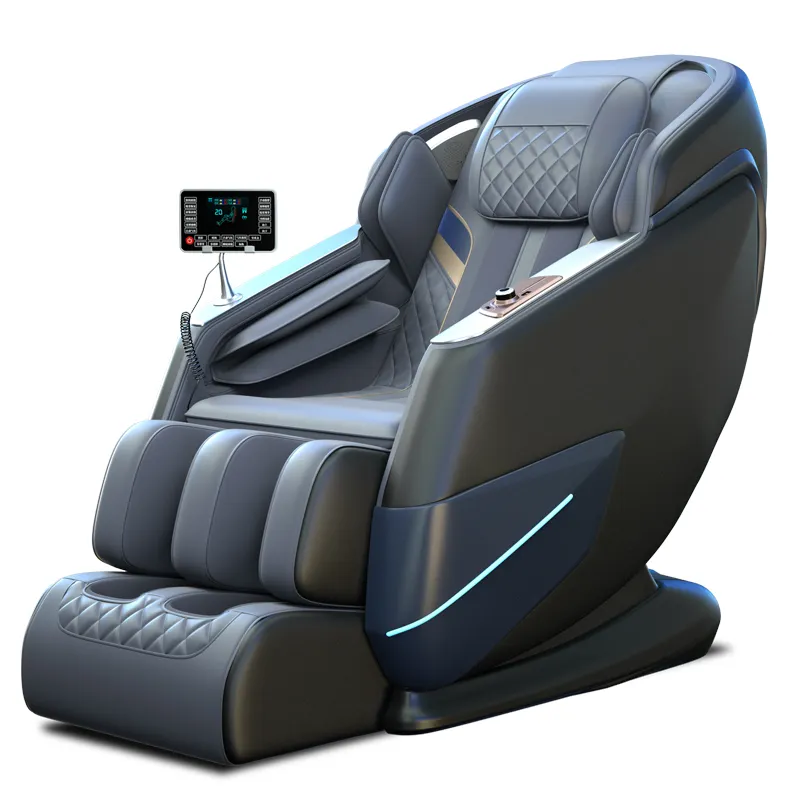 Silla de masaje reclinable japonesa 3D, asiento eléctrico de lujo 4D zero gravity, cuerpo completo, Shiatsu