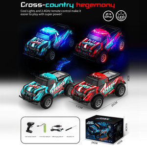 ไฟ LED 4WD 2.4G เรืองแสงในที่มืดรีโมทคอนโทรลของเล่นผู้เชี่ยวชาญระดับ RC รถโลหะพร้อมสาย USB - Product Image 3