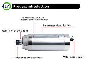 <span class=keywords><strong>CNC</strong></span> LY vários amplamente utilizado 24000rpm roteador <span class=keywords><strong>CNC</strong></span> 5.5kw motor de eixo de gravação