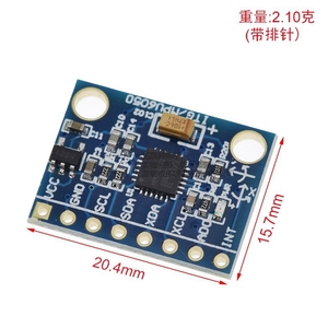 Módulo de Sensor MPU6050 de alta calidad, de 3 ejes, acelerómetro, giroscopio - Product Image 5