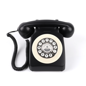 Buku Tamu Audio Pernikahan Perekam Telepon Buku Tamu Audio Pernikahan Perekam Telepon Klasik Hitam Putar Dial Audio - Product Image 2