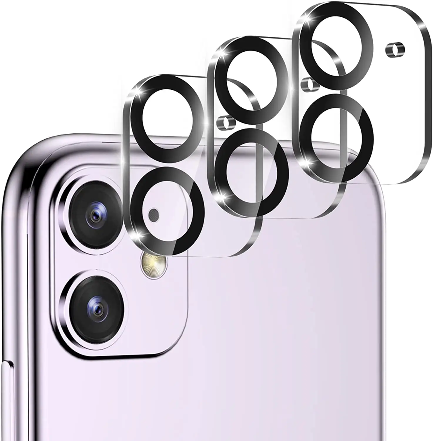 Macchina per la protezione dello schermo in vetro temperato per iPhone 15 Pro Max protezione dell'obiettivo della fotocamera per iphone 15 14 pro