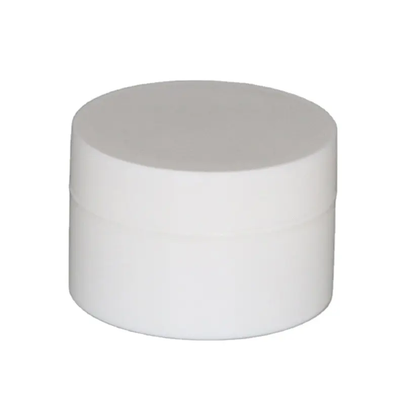Factory provide 10g pp white cosmetic skin care eye cream face pad jar with lid high quality eco-friendly