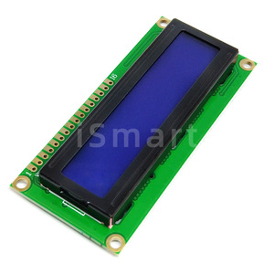 1 STÜCK LCD1602 1602 Modul Blauer grüner Bildschirm 16x2 Zeichen LCD-Anzeige modul Blaues Schwarzlicht - Product Image 3