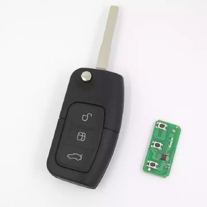 A2 433MHz 4D63/4D60 çip uzaktan kumanda araba anahtarı Ford Focus 3 için 2 Mondeo Fiesta anahtar fob durumda 3 düğme 80/40 Bit - Product Image 2