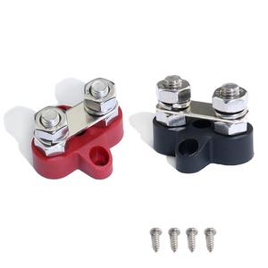Bus Bar Terminal Block -<strong>M8</strong> (5/16&quot;) Stainless Steel Dual Heavy-Duty Terminal Stud Power With Connecting Link - Product Image 3