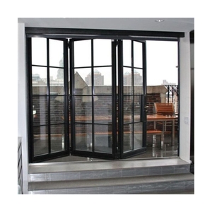Bi-Fold-Fenster aus Aluminium legierung Schlankes Rahmen design Einfache Öffnung Starke Abdichtung für Wohn-und Geschäfts projekte - Product Image 2